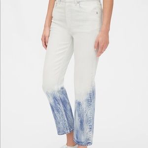 NWT High Rise Bleached Cheeky Straight Jeans ✨